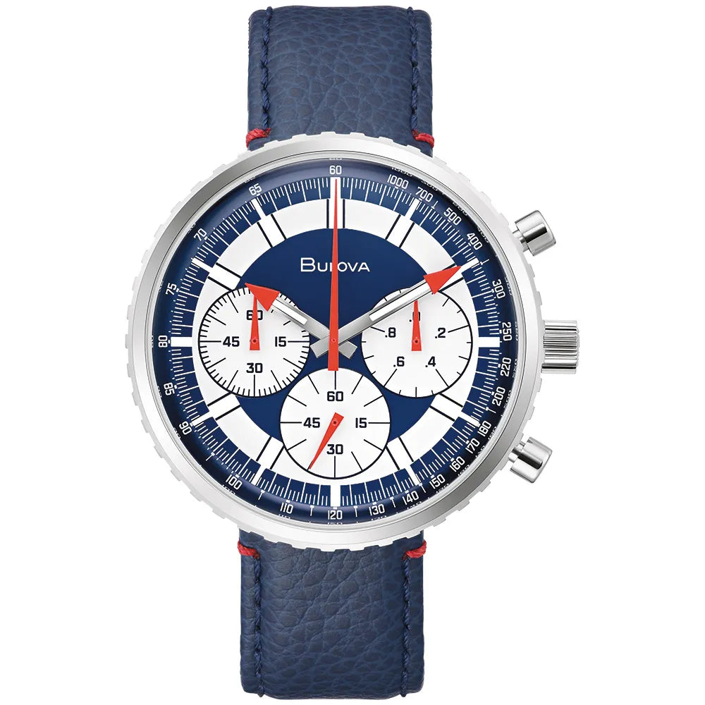 BULOVA CHRONOGRAPH C 96A283 STARS & STRIPE ARCHIVE SERIES