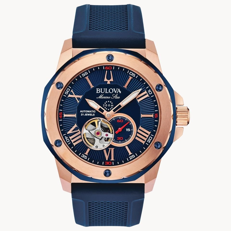 BULOVA MARINE STAR 98A227 AUTOMATIC