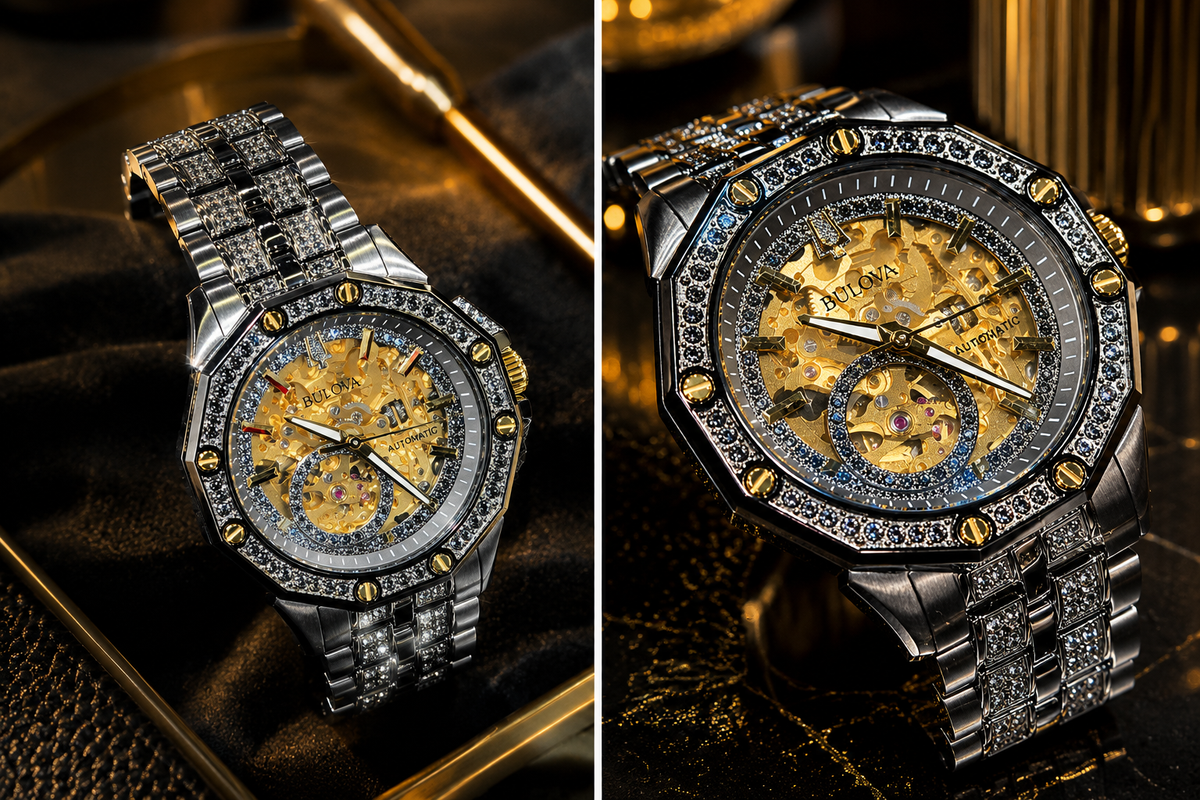 BULOVA CRISTAL OCTAVA 98A293 AUTOMATIC