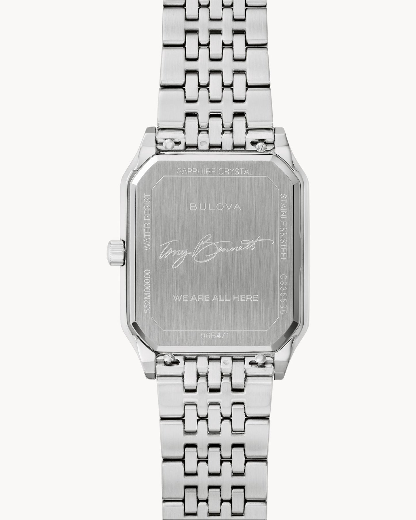 BULOVA WE ARE ALL HERE TONY BENNETT 96B471 SPECIAL EDITION
