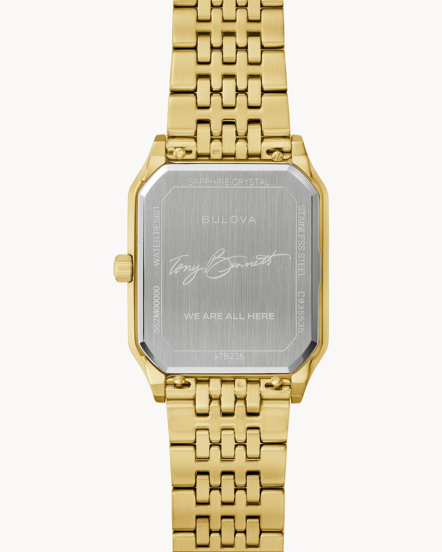 BULOVA WE ARE ALL HERE TONY BENNETT 97B236 SPECIAL EDITION