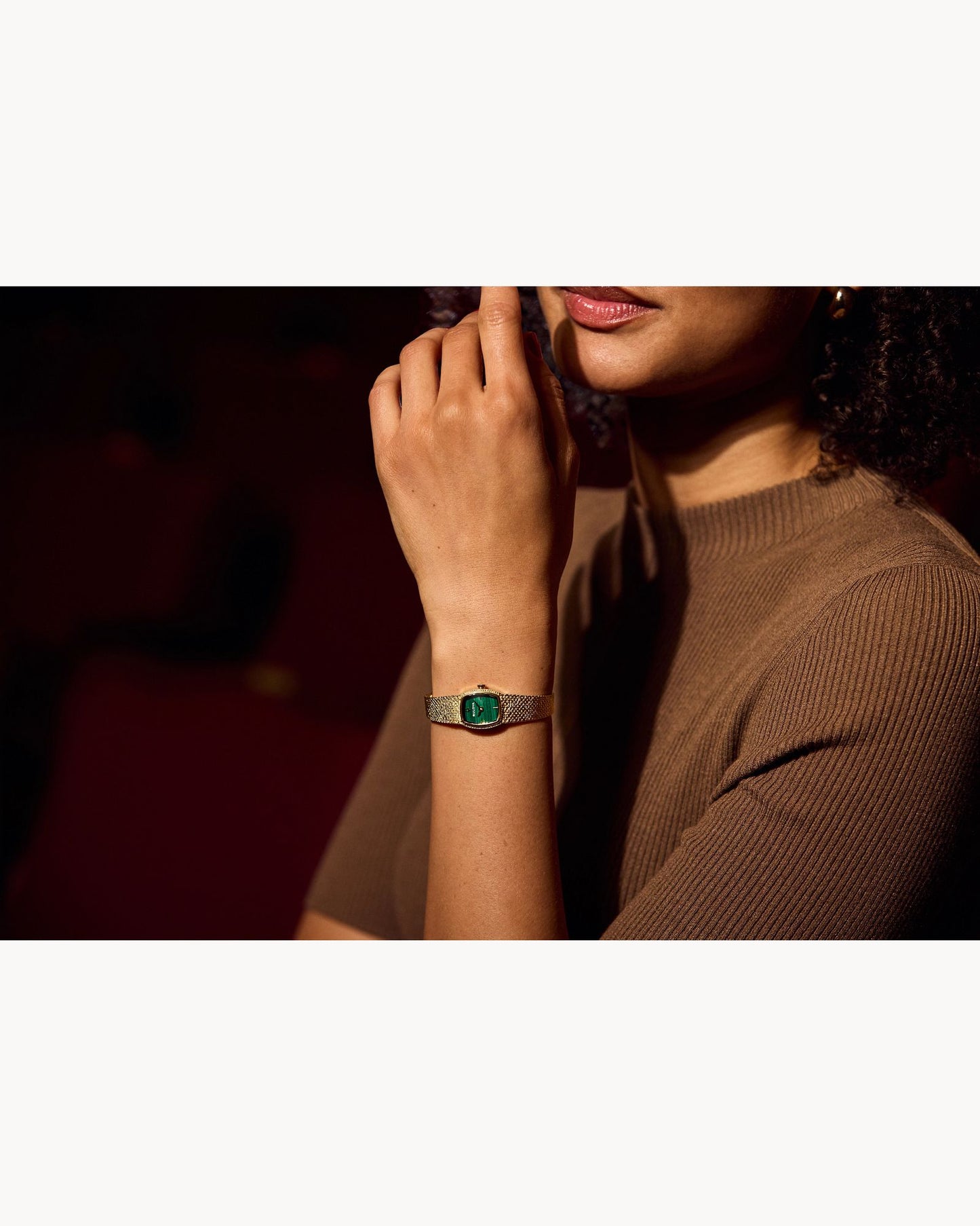 BULOVA GODDESS OF TIME 97L184 MALACHITE LADIES