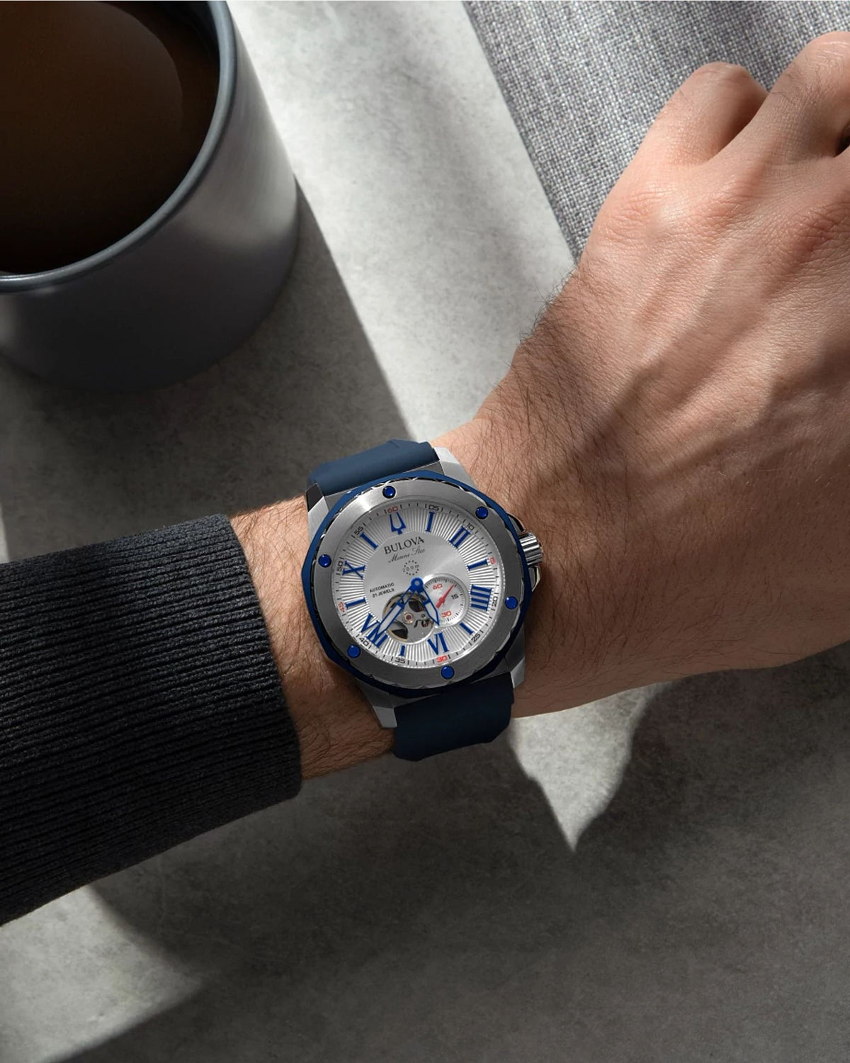 BULOVA 98A225 MARINE STAR AUTOMATIC