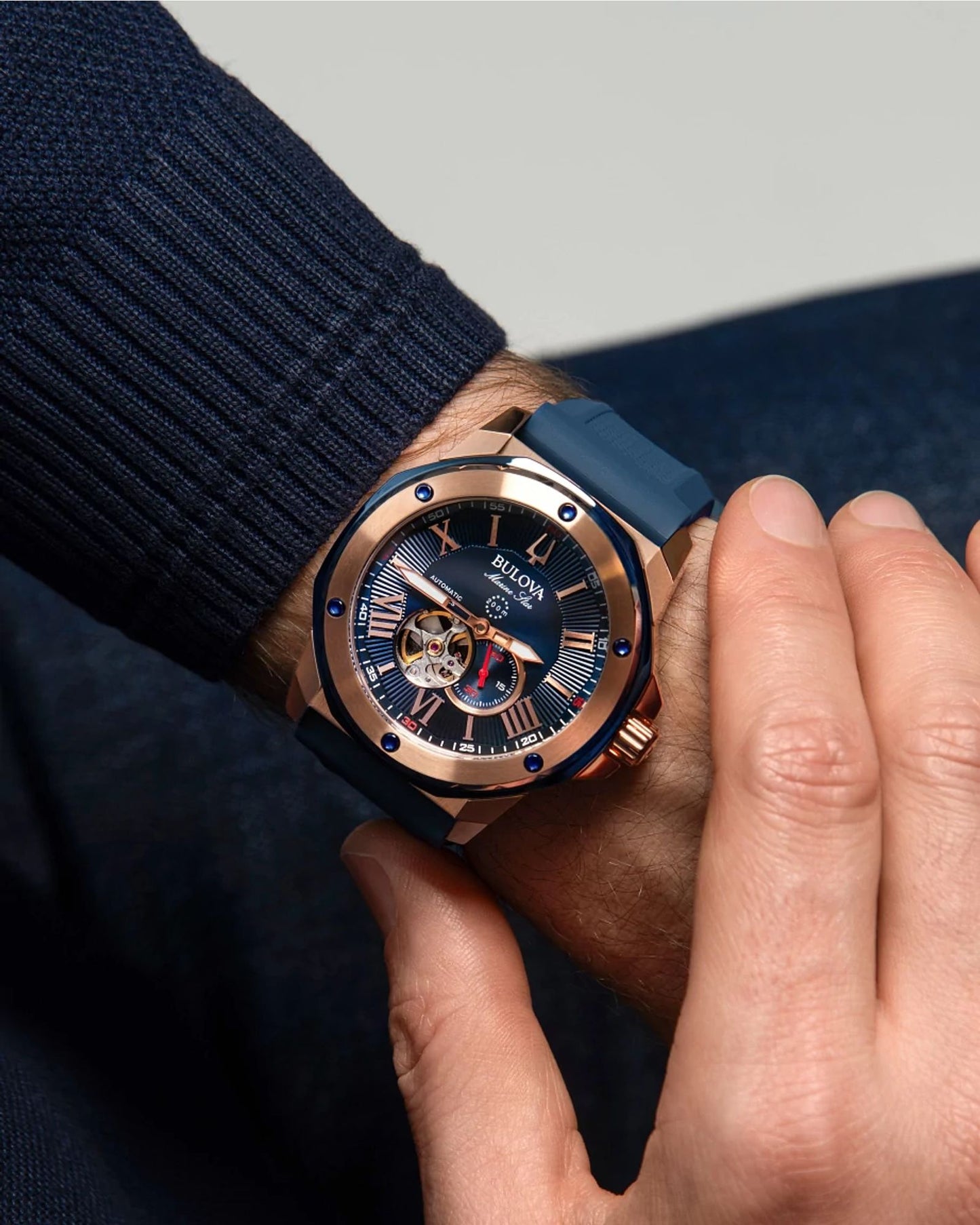 BULOVA MARINE STAR 98A227 AUTOMATIC