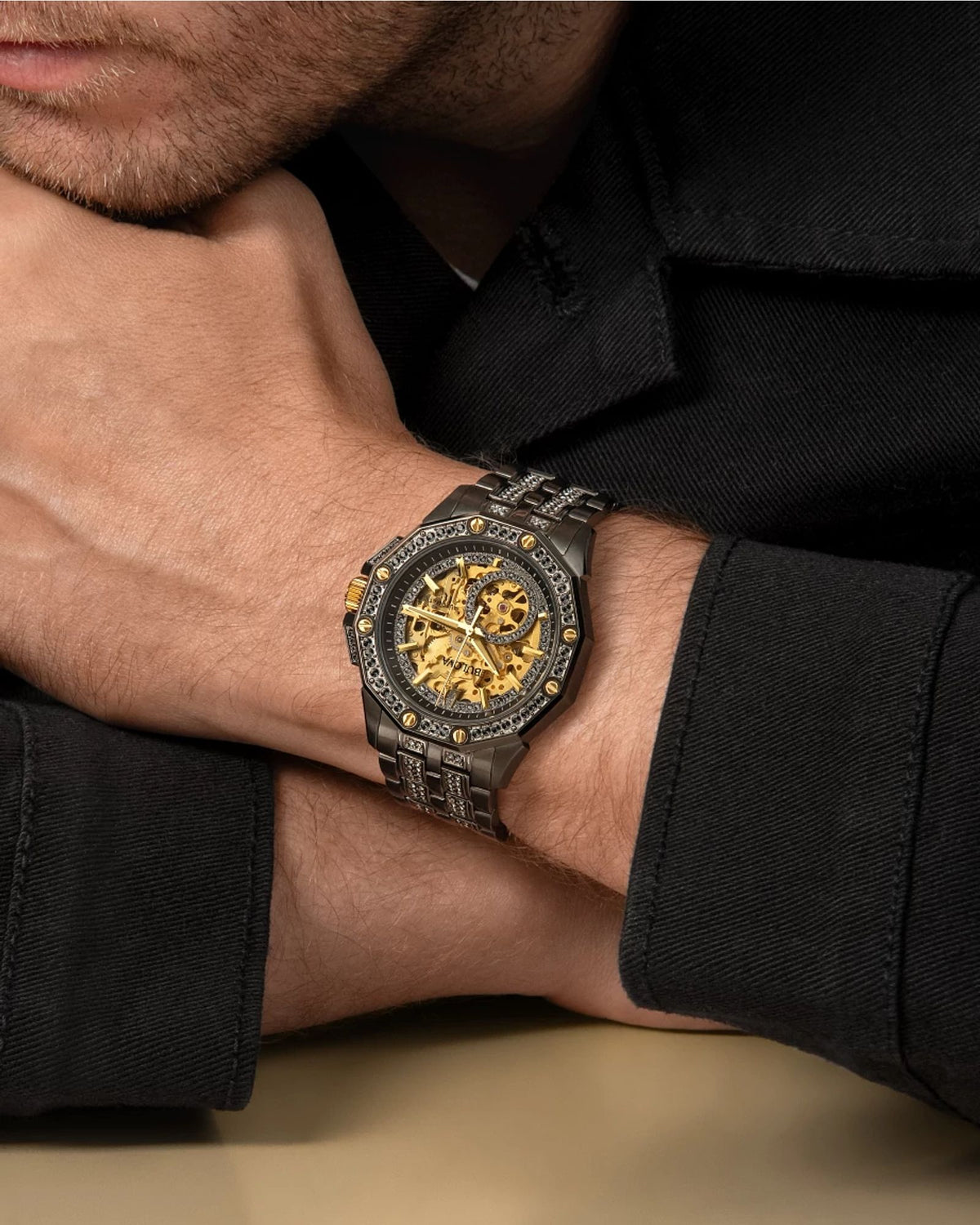 BULOVA CRISTAL OCTAVA 98A293 AUTOMATIC