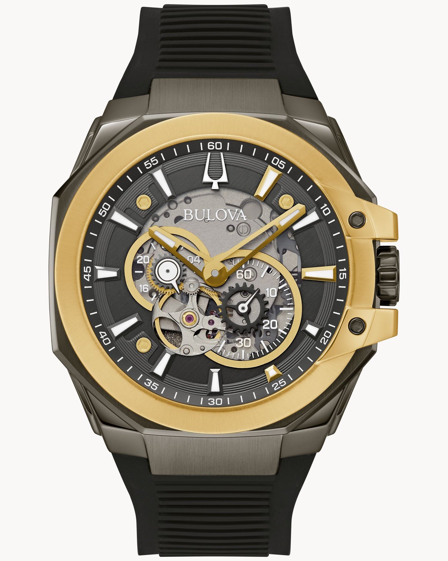BULOVA MAQUINA 98A310 MARC ANTHONY SKELETON AUTOMATIC