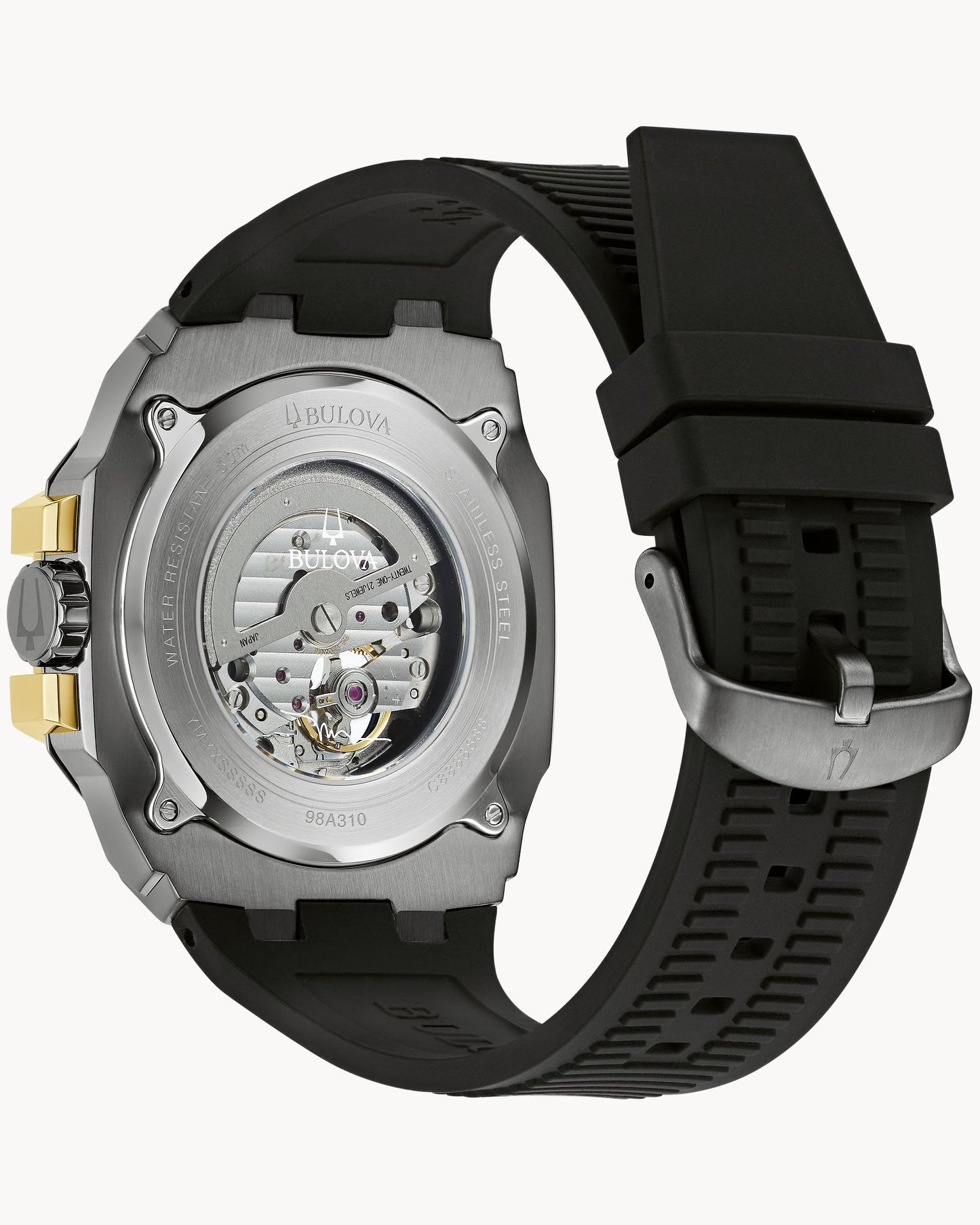 BULOVA MAQUINA 98A310 MARC ANTHONY SKELETON AUTOMATIC