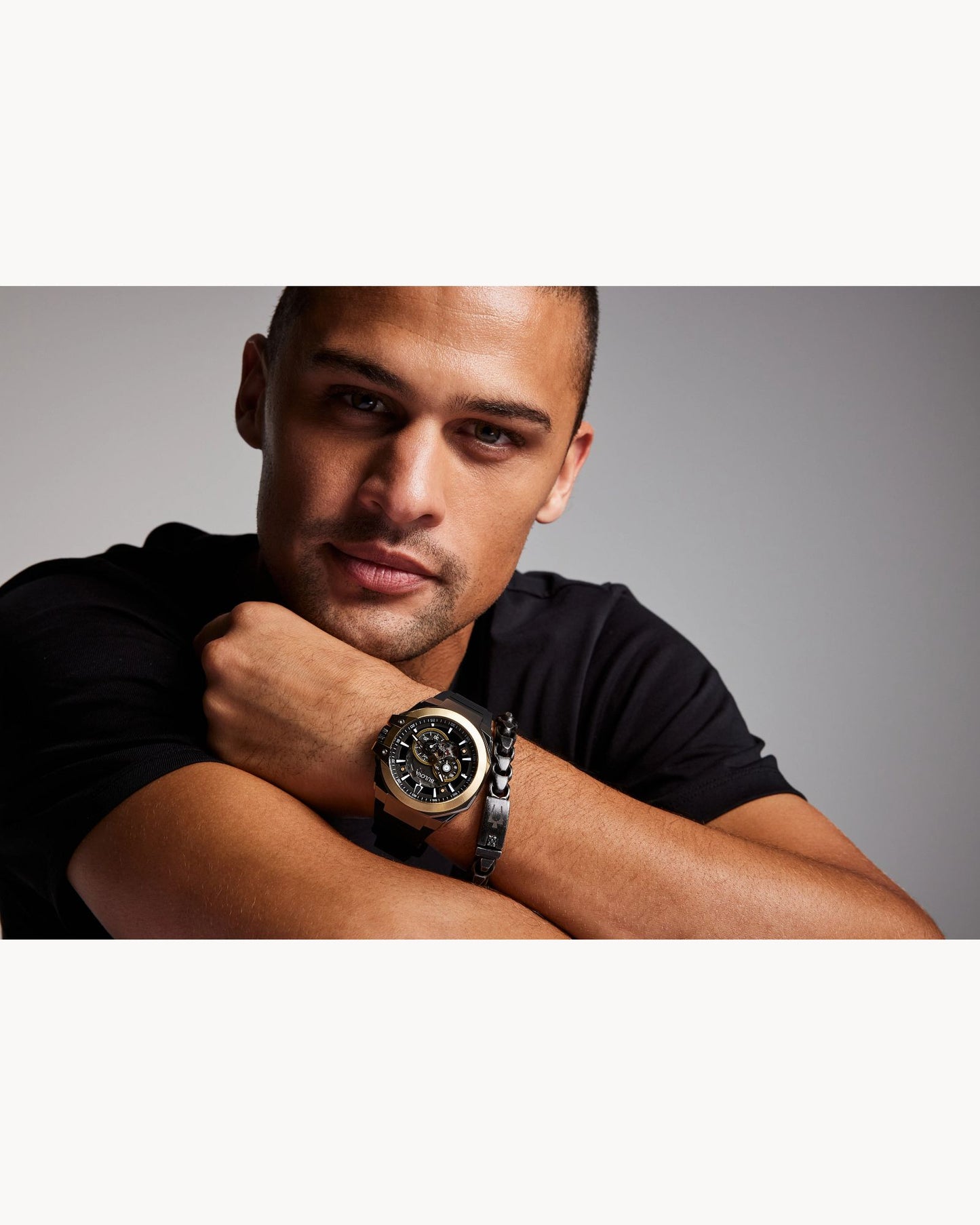BULOVA MAQUINA 98A310 MARC ANTHONY SKELETON AUTOMATIC