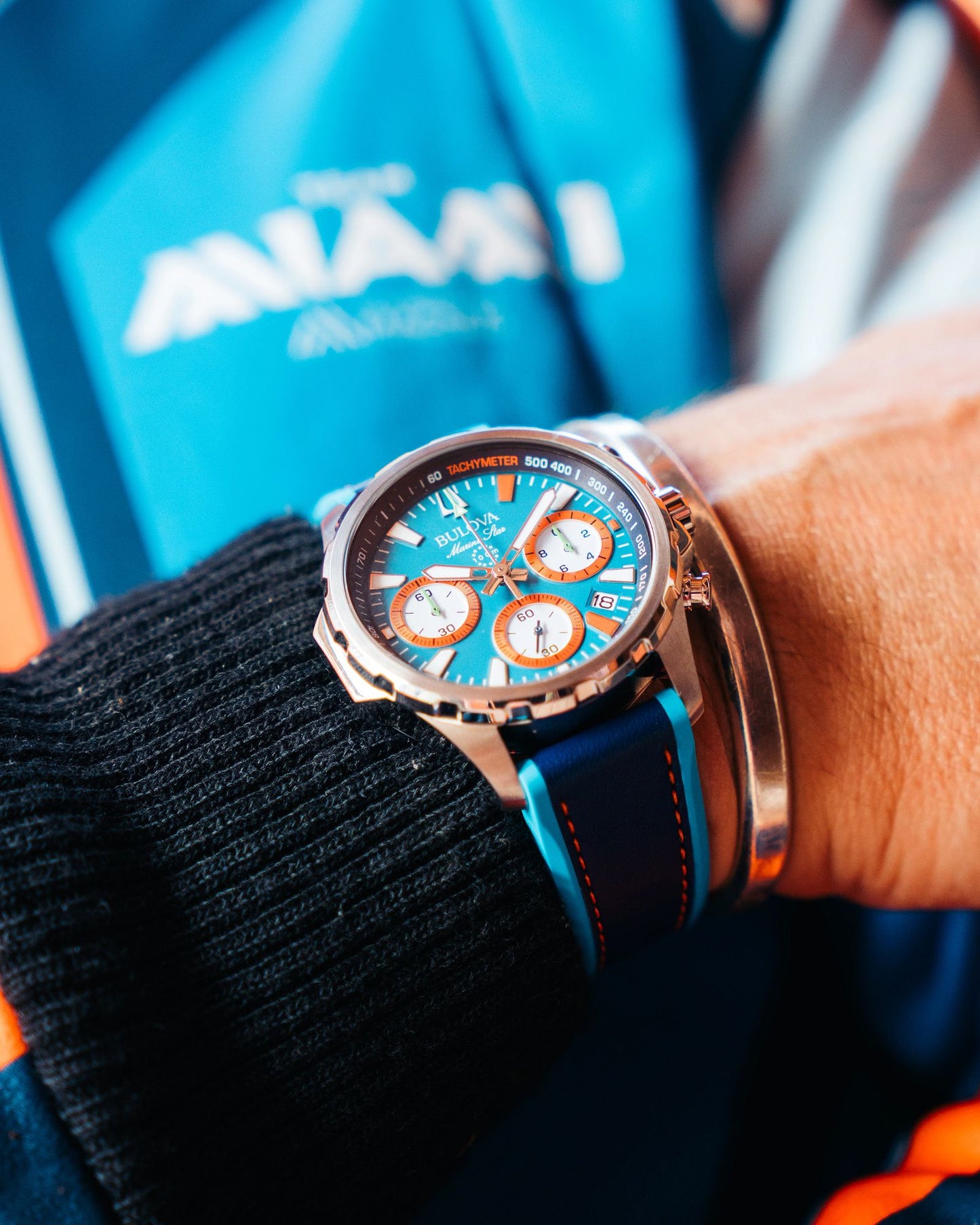 BULOVA MARINE STAR 96B460 E1 MARC ANTHONY LIMITED EDITION