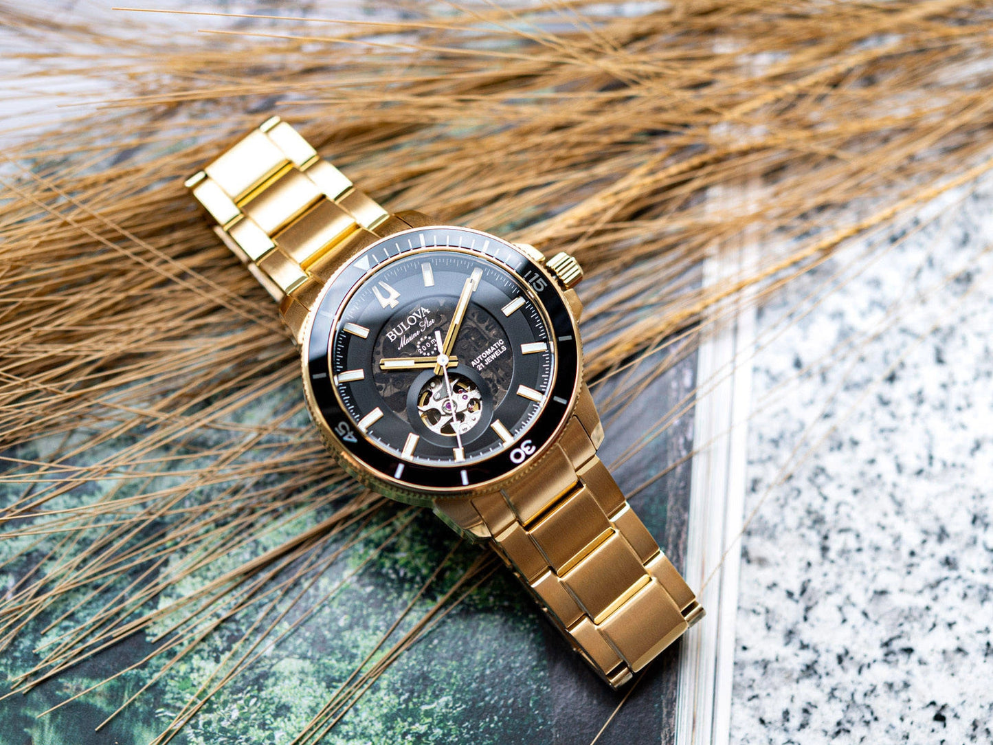 BULOVA MARINE STAR 97A174 AUTOMATIC