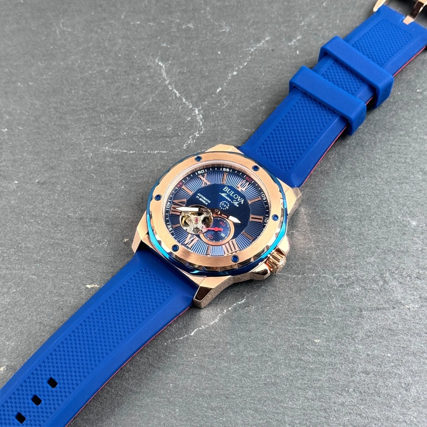 BULOVA MARINE STAR 98A227 AUTOMATIC