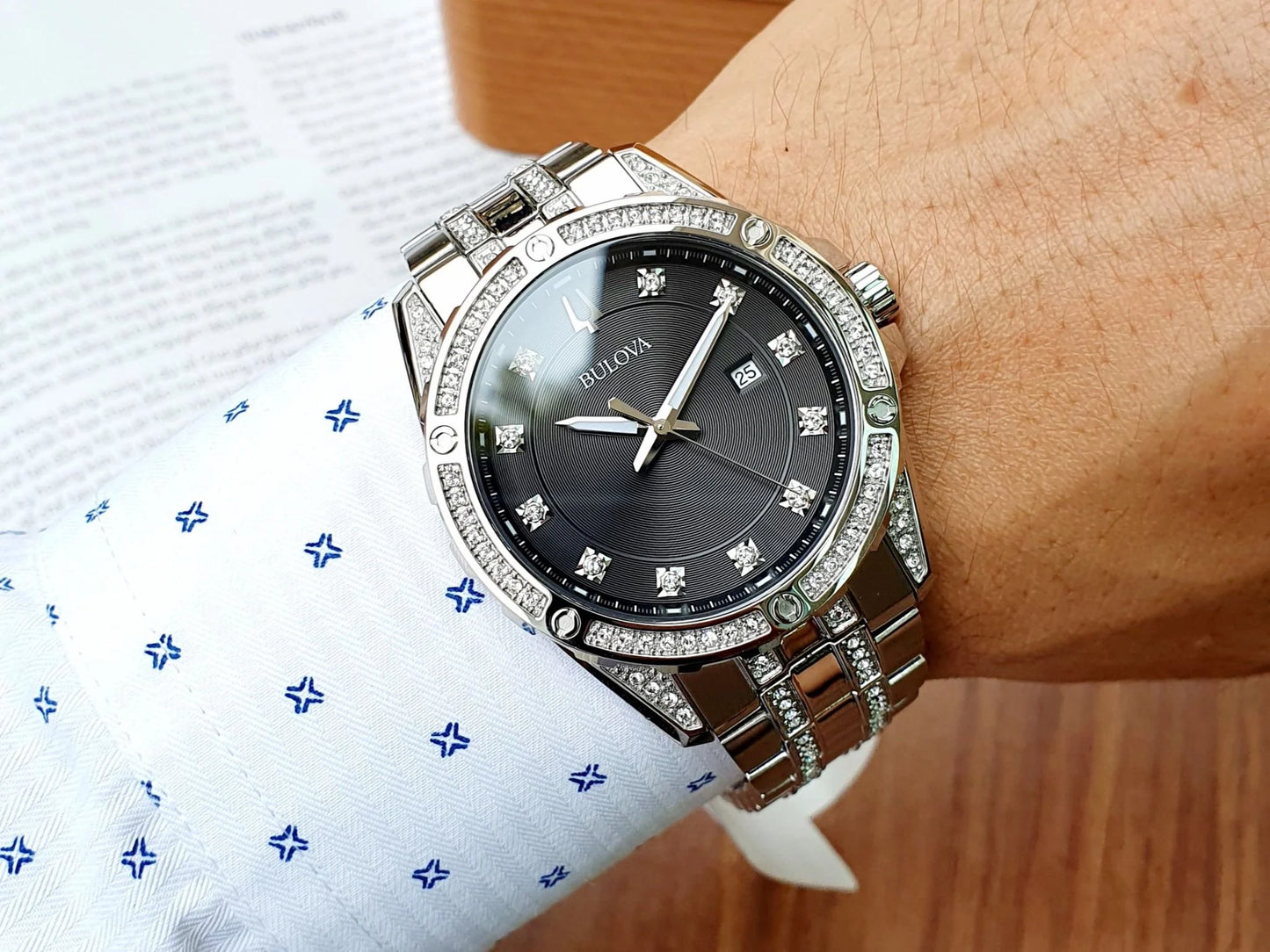 BULOVA 96K105 CRISTAL