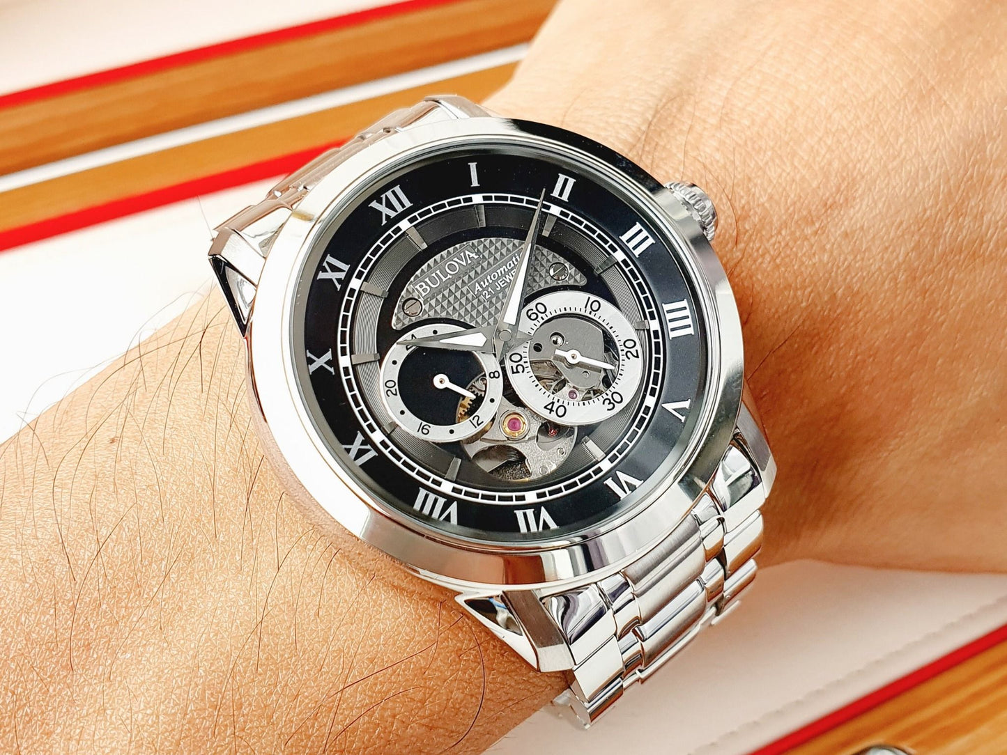 BULOVA 96A119 SUTTON AUTOMATIC